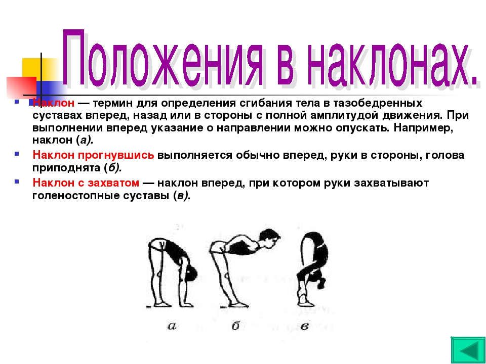 Как называется максимальное сгибание туловища вперед. Наклон вперед прогнувшись. Наклоны вперед из положения стоя. Наклон туловища вперед из положения стоя. Наклон туловища назад.