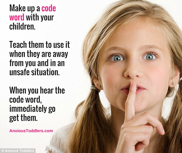 Code words are important to help protect your child from harmful situations