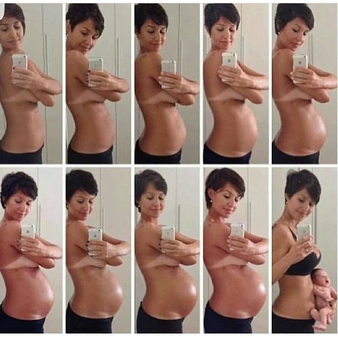 на сколько растет грудь во время беременности фото 19