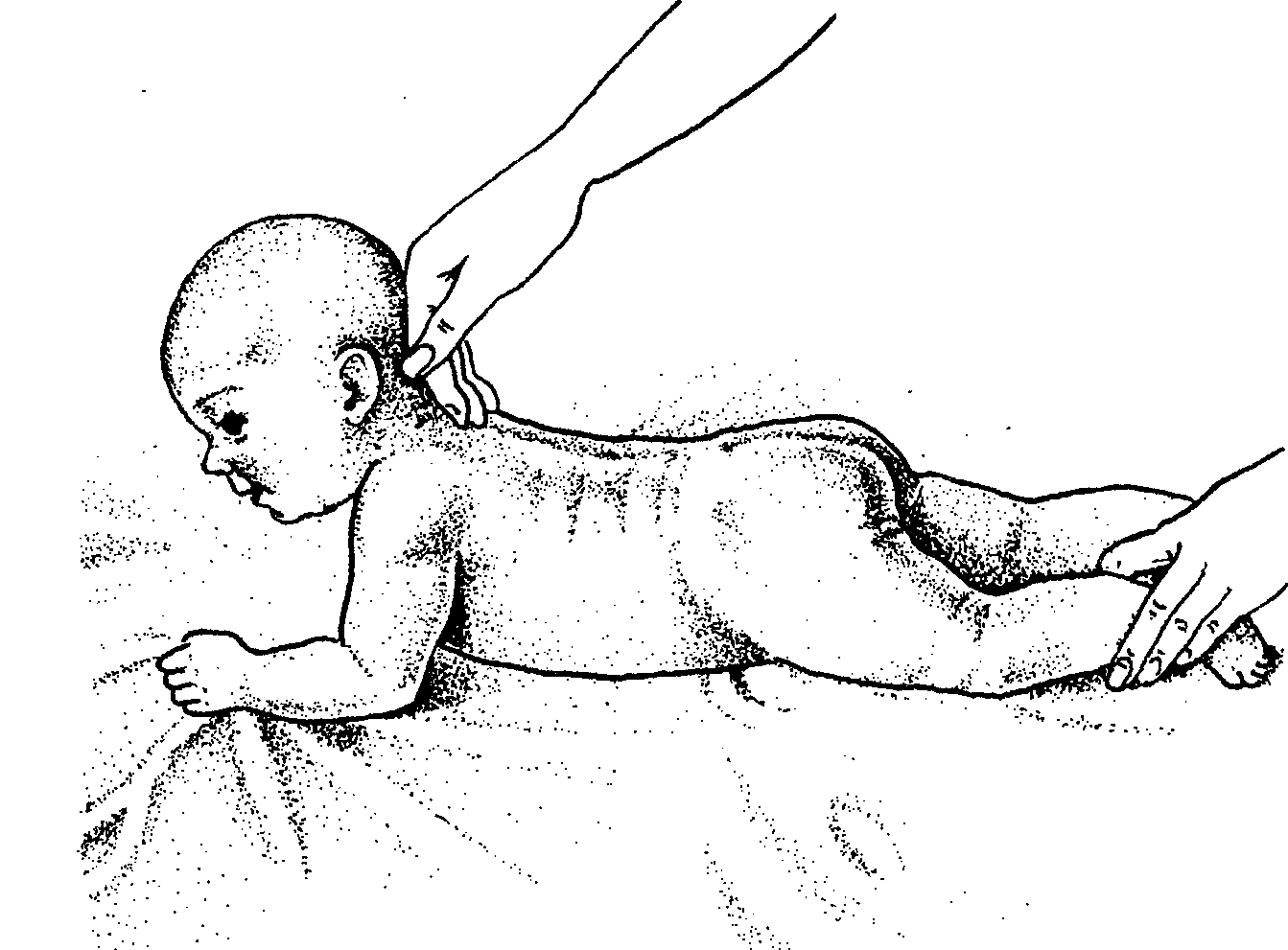 Укрепление спины младенца