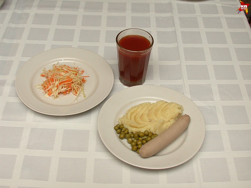 Завтрак в борисовской гимназии 